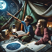 Kids Mapping the stars
